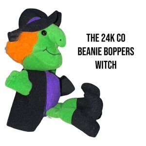 Vintage Halloween Beanie Boppers Lucretia Witch Trick or Treat Plush